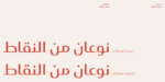 مقارنة بين نوعين مختلفين من النقاط في خط سمة ظاظا.