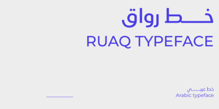 Ruaq Arabic typeface