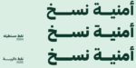 ⁦Omnia Naskh typeface - خط أمنية نسخ⁩ - الصورة ⁦3⁩