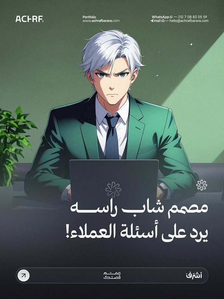 خط Achraf Barara|huwiya-display في تصميم من Achraf Barara (3 من 4)