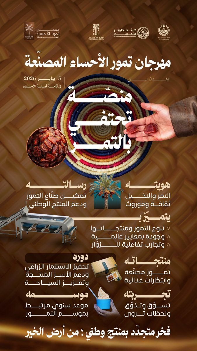 خط هيئة تطوير الأحساء|rawasi-display-typeface في تصميم من هيئة تطوير الأحساء (1 من 4)